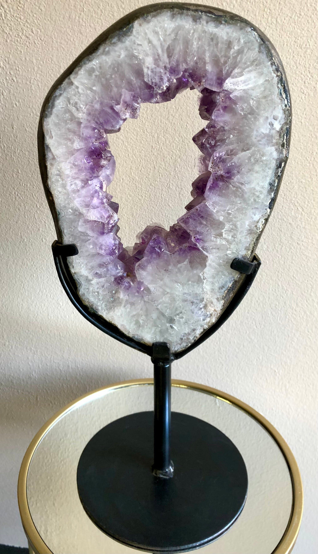 Amethyst Large Geode With Stand