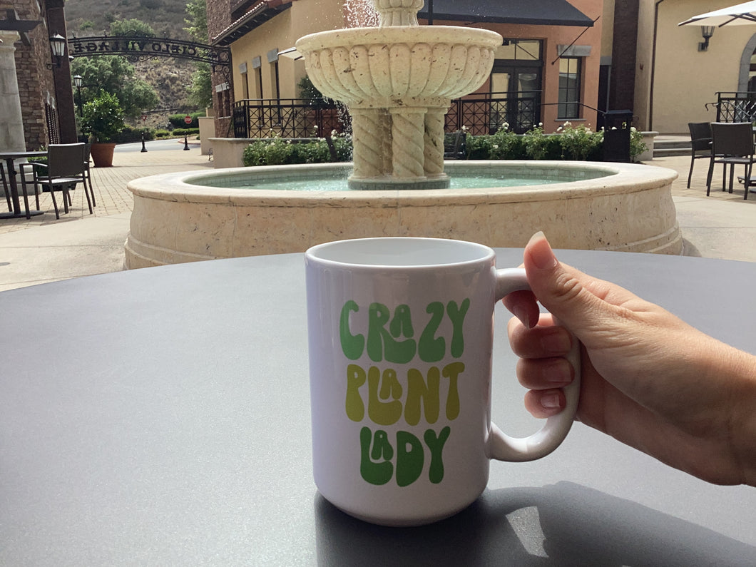 Crazy Plant Lady mug
