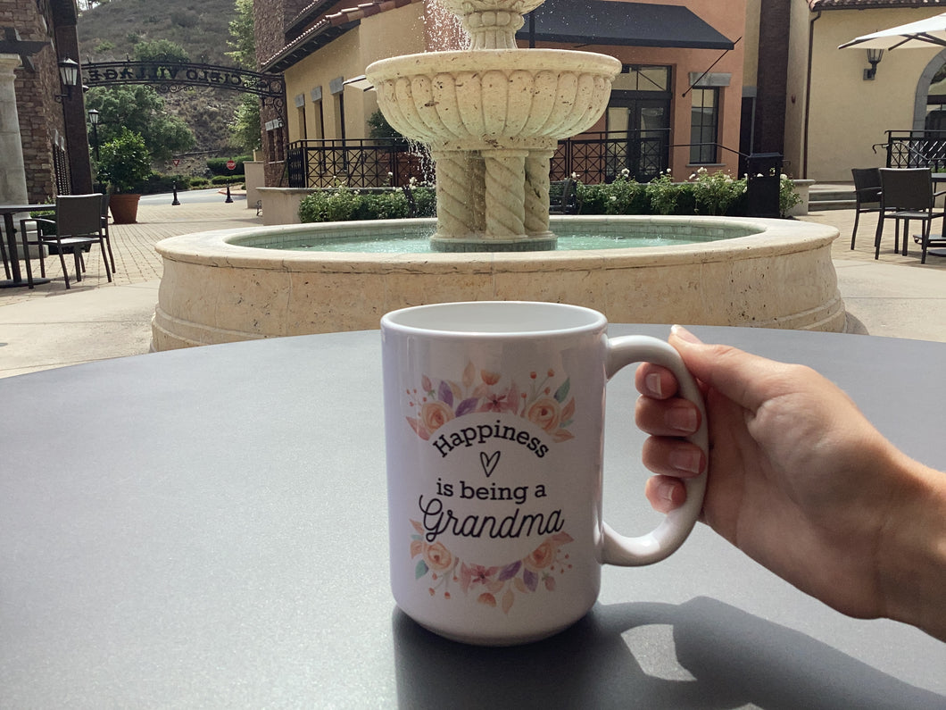 Happiness Of Being a Grandma mug