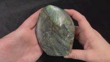 Load and play video in Gallery viewer, Labradorite Polished Stone B
