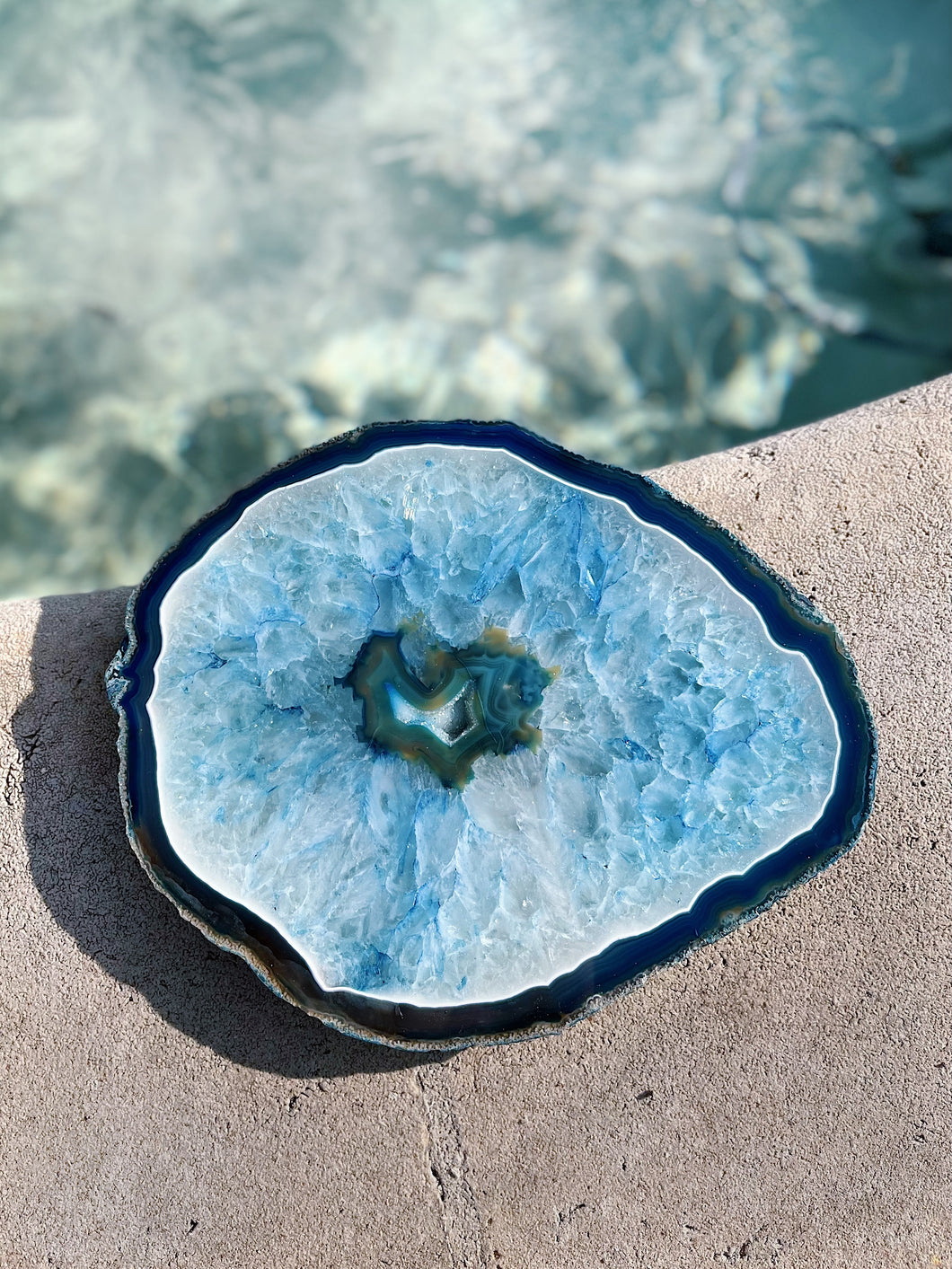 Blue Agate Platter