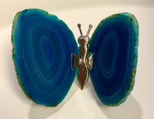 Load image into Gallery viewer, Blue Agate Butterfly
