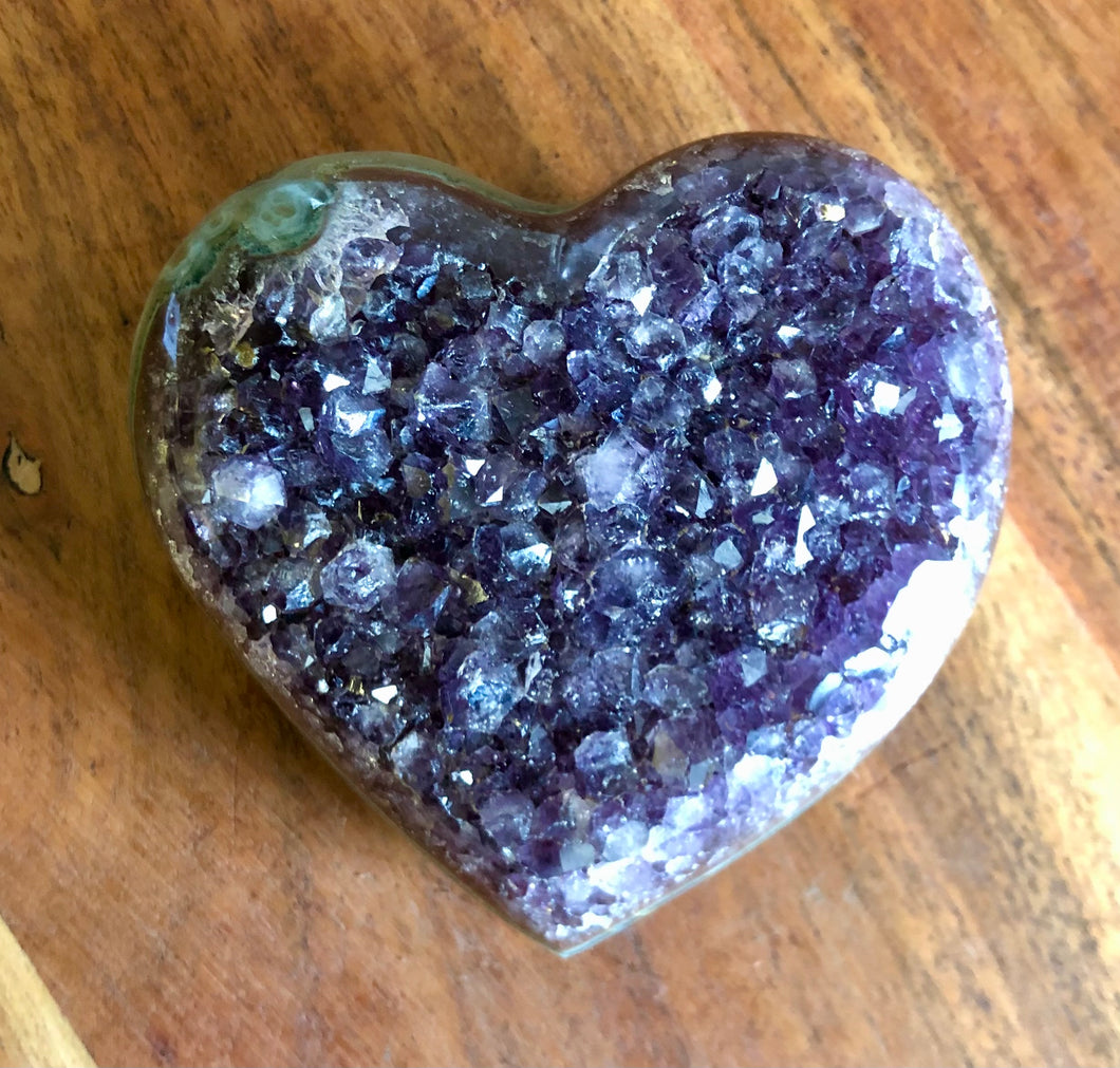 Amethyst Heart 3 Inch