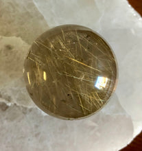 Load image into Gallery viewer, Smoky Quartz Sphere with Rutilates, P19
