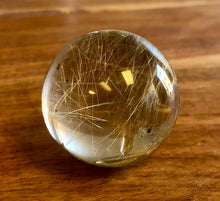 Load image into Gallery viewer, Smoky Quartz Sphere with Rutilates, P17
