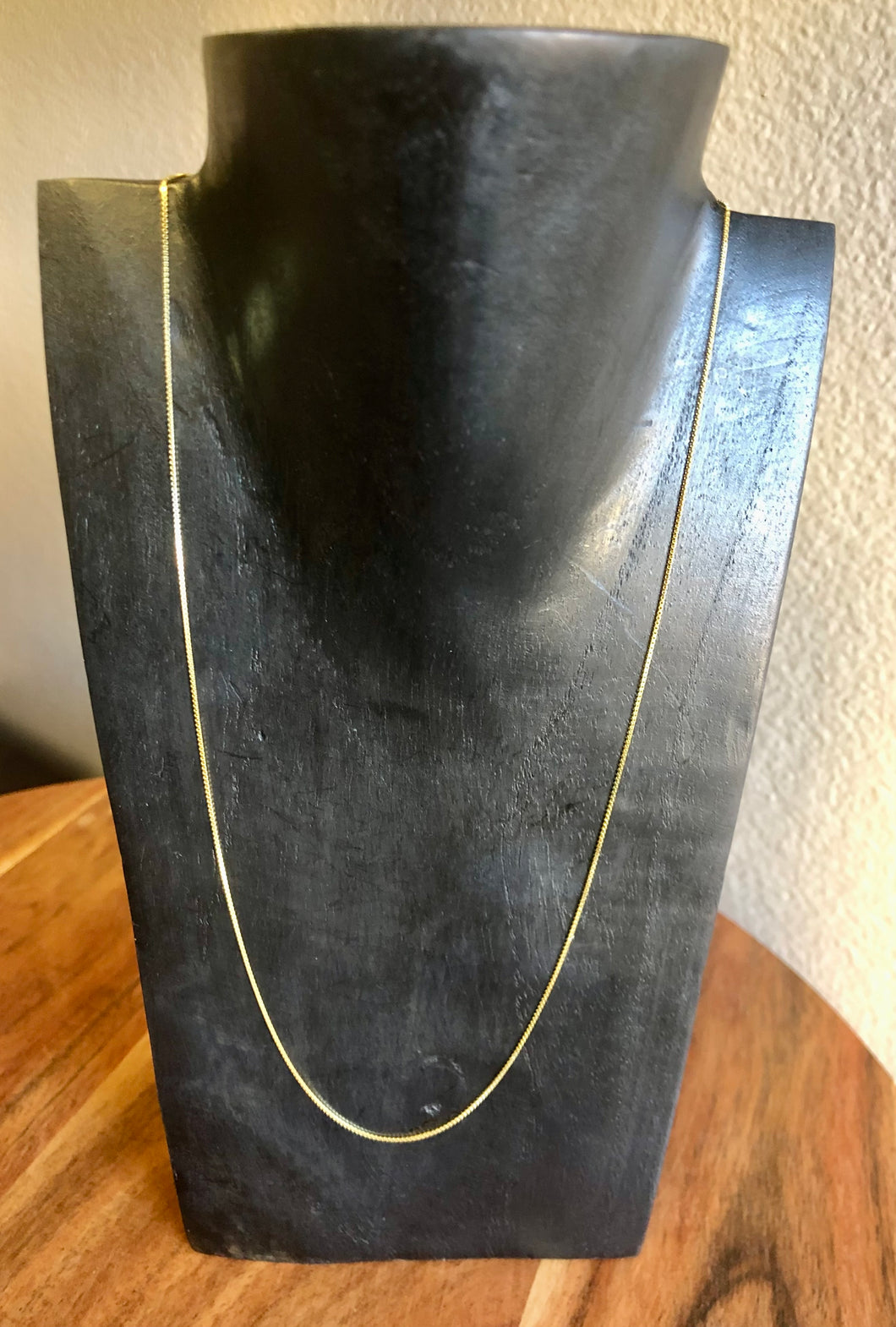 18 inch Sterling Silver 18k Gold Vermeil Plated Necklace Chain