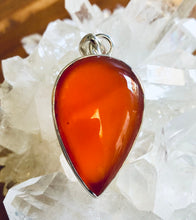 Load image into Gallery viewer, Carnelian Pendant in 925 Sterling Silver
