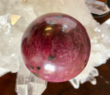 Load image into Gallery viewer, Natural Ruby Corundum Sphere, P36
