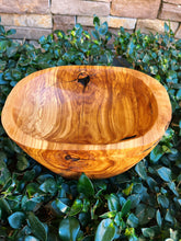 Load image into Gallery viewer, Hand Carved Oak Wooden Bowl 3
