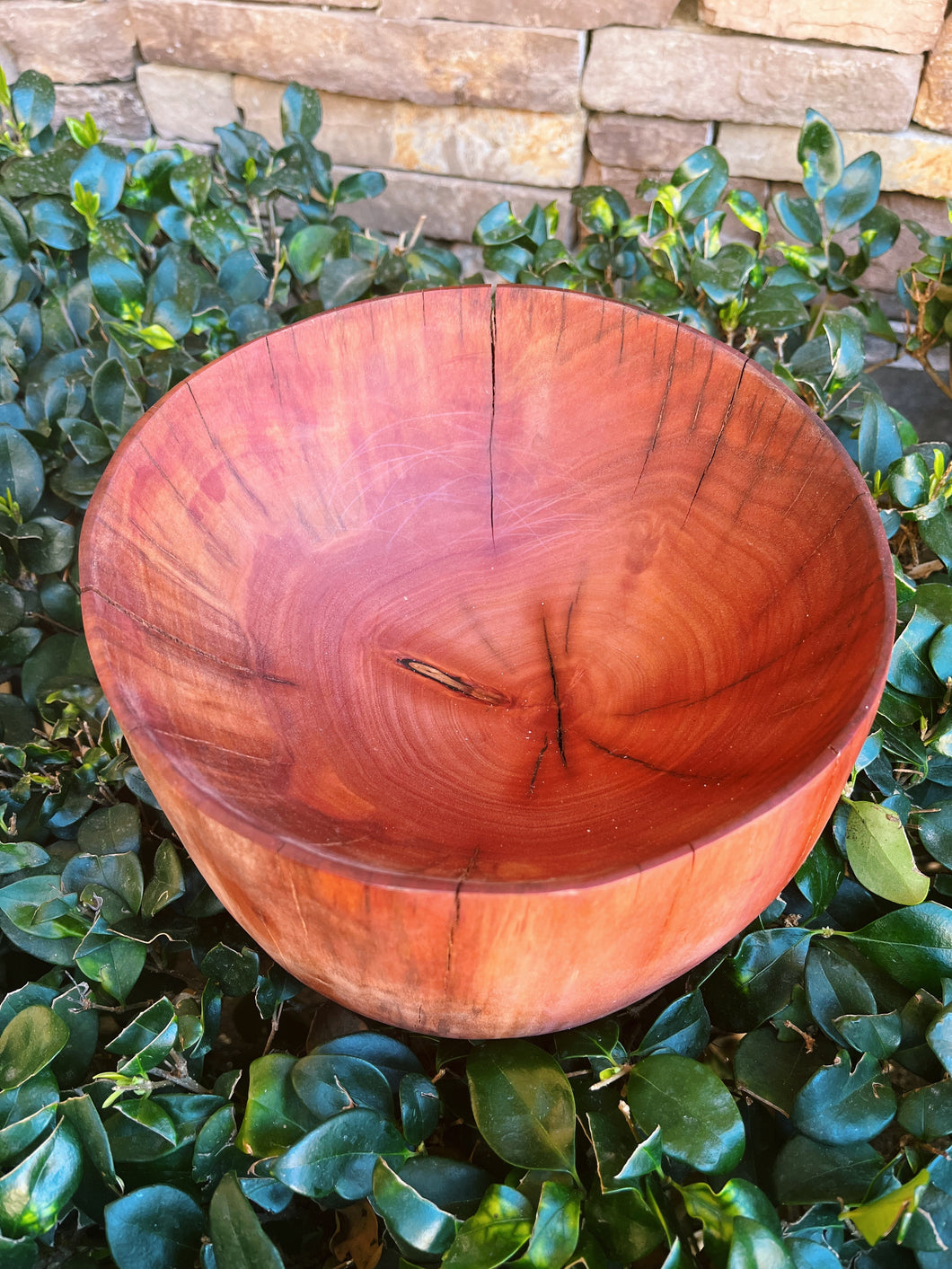 Hand Carved Olive Wooden Bowl