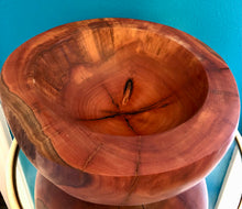Load image into Gallery viewer, Hand Carved Circular Olive Wooden Bowl

