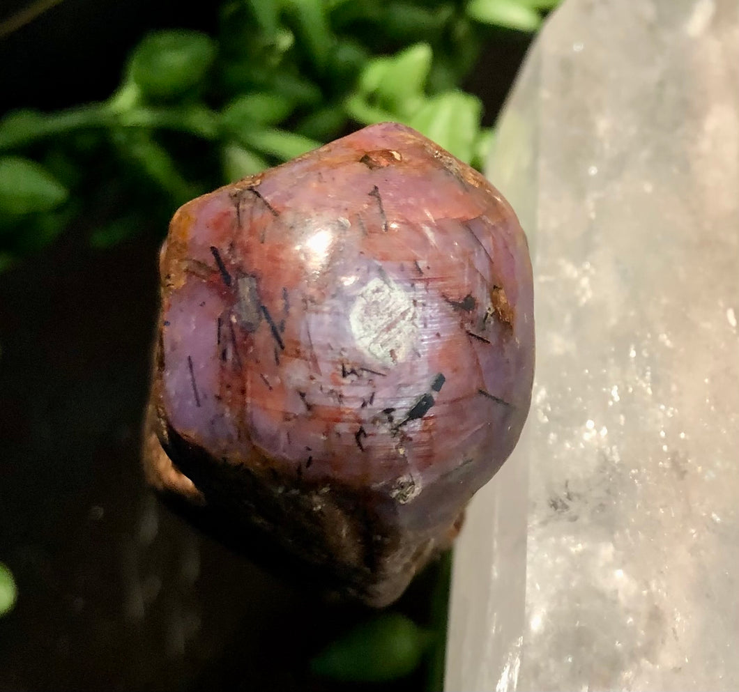 Natural Raw Corundum Ruby Purple Sapphire, P43