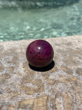 Load image into Gallery viewer, Purple Sapphire Corundum Sphere P2-65
