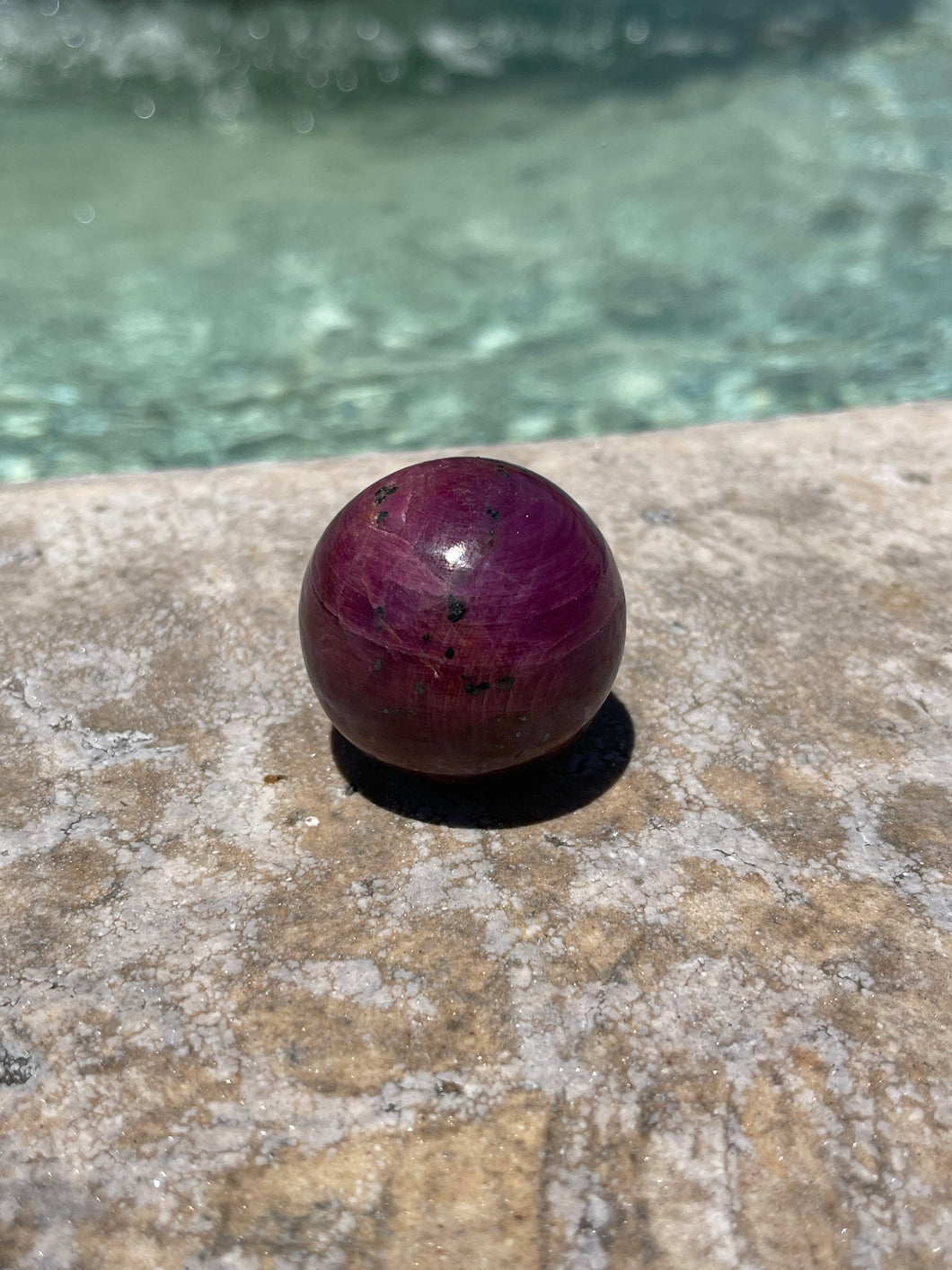 Purple Sapphire Corundum Sphere P2-65