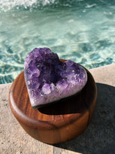 Load image into Gallery viewer, Amethyst Heart 4 Inch (A)
