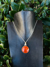 Load image into Gallery viewer, Carnelian Pendant in 925 Sterling Silver
