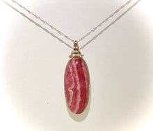 Load image into Gallery viewer, Rhodochrosite Pendant With 925 Sterling SIlver
