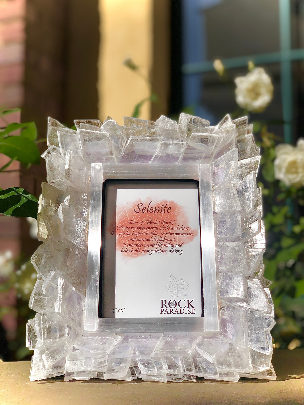 Selenite Crystal Picture Frame