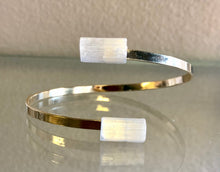 Load image into Gallery viewer, Selenite 18K Gold Plated Small Arm Cuff Or Bracelet
