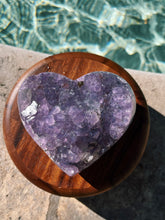 Load image into Gallery viewer, Amethyst Heart 4 Inch (B)
