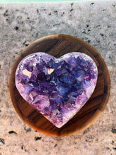 Load image into Gallery viewer, Amethyst Heart 4 Inch (A)
